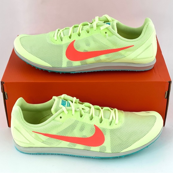 Nike Other - Nike Zoom Rival D 10 Volt Green Men's Track Spikes Shoes With Bag & Tool